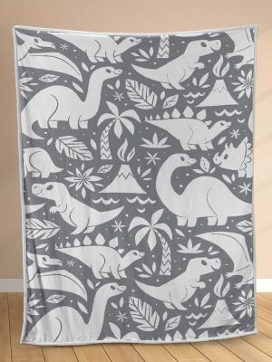 Couverture Polaire Plaid Dinosaures