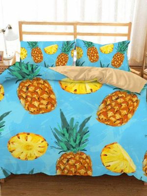 Housse De Couette Ananas 4 Parure de lit