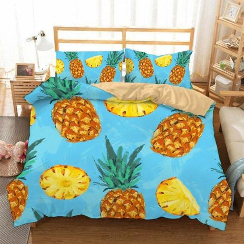 Housse De Couette Ananas 4 Parure de lit