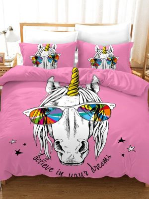 Housse De Couette Nouvelle Licorne 4 Parure de lit