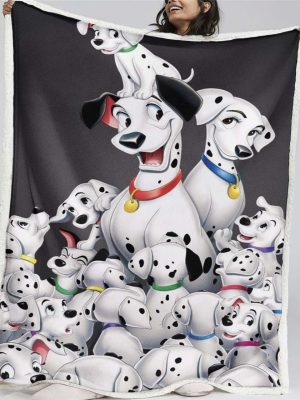 Couverture 101 Dalmatiens Chiots Dalmatiens 02 Plaid Polaire Plaid Canapé