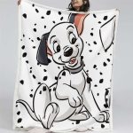 Couverture 101 Dalmations Dalmatian Puppies Plaid Polaire Plaid Canapé