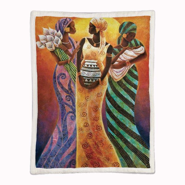 Couverture L'art des femmes africaines Plaid Polaire Plaid Canapé