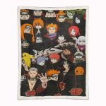 Couverture Akatsuki Naruto 02 Plaid Polaire Plaid Canapé