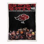 Couverture Akatsuki Naruto 03 Plaid Polaire Plaid Canapé