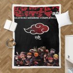 Couverture Akatsuki Naruto 03 Plaid Polaire Plaid Canapé