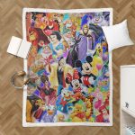 Couverture Tous les personnages Disney Plaid Polaire Plaid Canapé